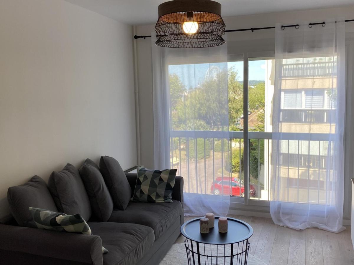 Charmant 2 Pieces Avec Parking Et Ascenseur, Proche Centre-Ville De Cabourg - Fr-1-487-323 ภายนอก รูปภาพ